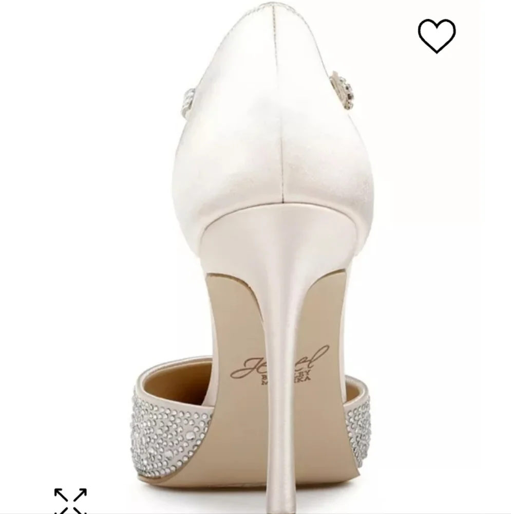 Jewel by Badgley Mischka Jailene Evening Pumps Champagne -5.5 - Picture 3 of 10